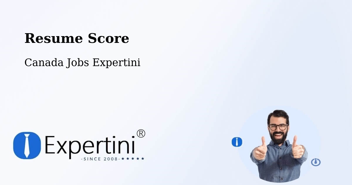 Resume Score & Job Description Match Tool – Lac Simon - Canada Jobs Expertini